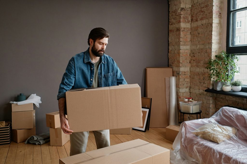 Man Moving To New House